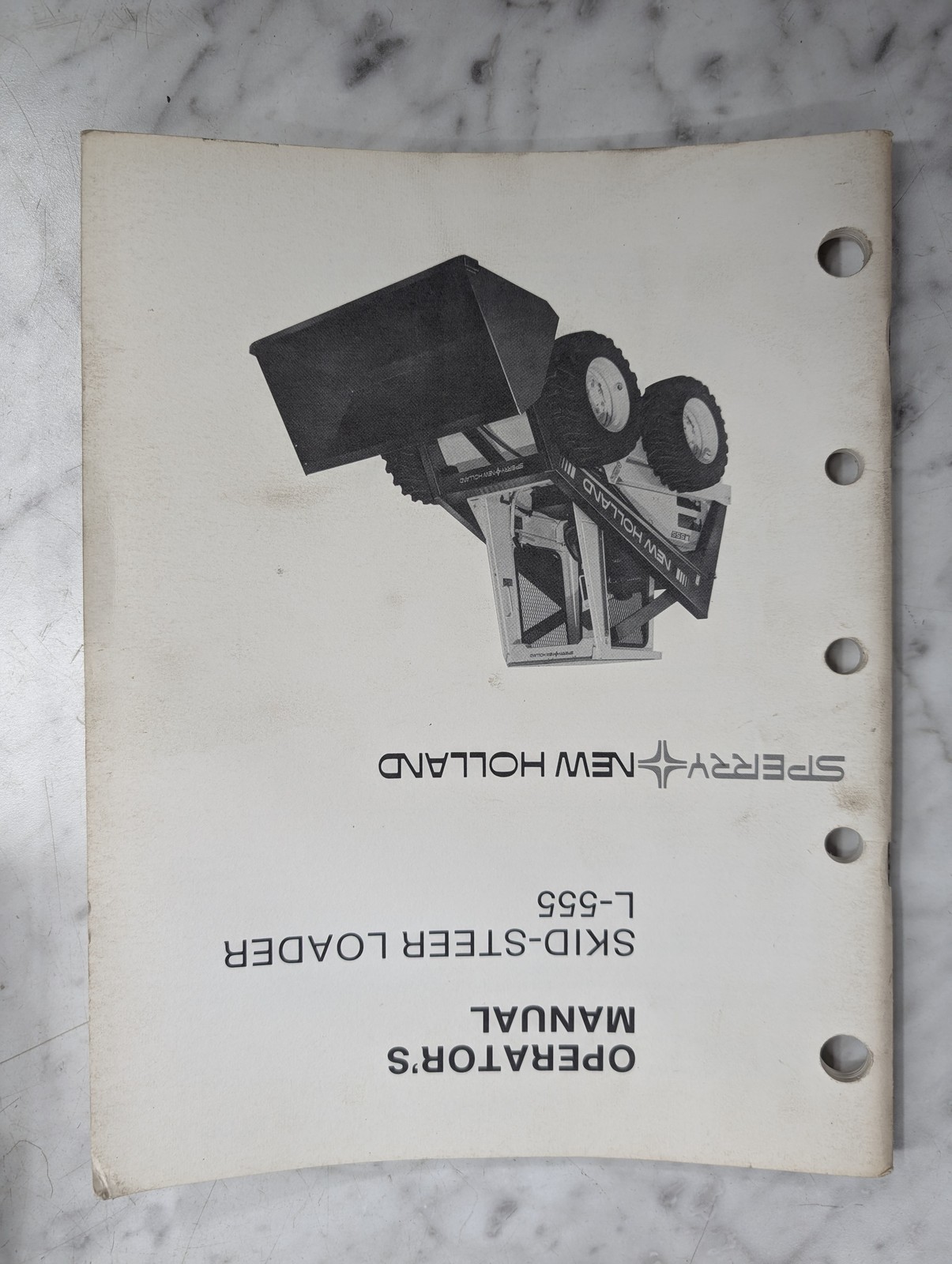 New Holland Operator'S Maintenance Manual Skid Steer Loader L-555 1981