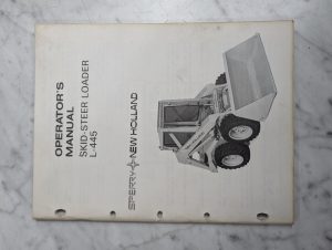 New Holland Operator'S Maintenance Manual Skid Steer Loader L-445 1980