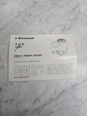 Kawasaki Engine Owner'S Operator Manual Fr651V Fr691V Fr730V 99920-2249-01