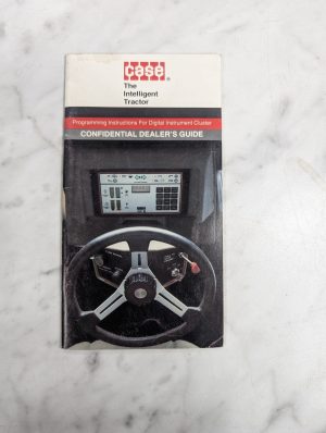 Case Intelligent Tractor Confidential Dealers Guide Programming Cluster 94 96