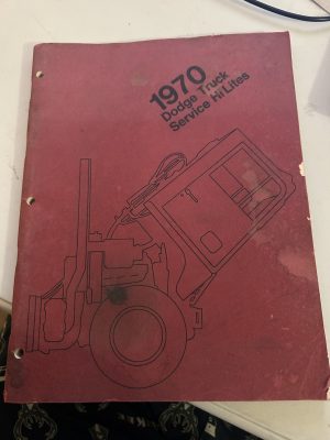 1970 Dodge Truck Service Hi Lites Service And Design Changes Part List Service
