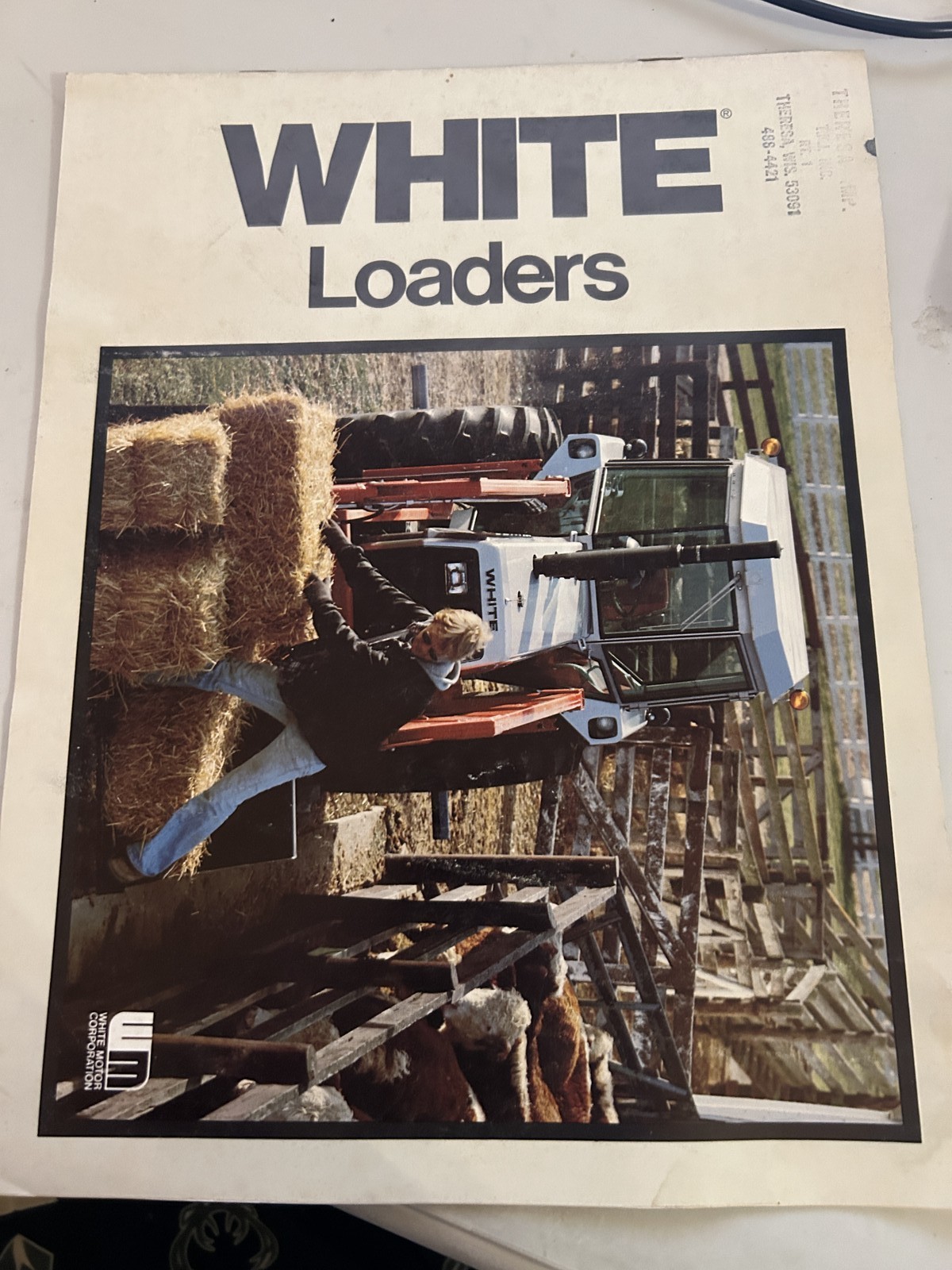 White Loaders Tractor Sales Brochure Literature 1840 1730 1510 1610 Qa