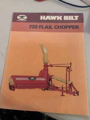 Hawk Bilt 720 Flail Chopper Shredder Sales Brochure Literature Fc-385