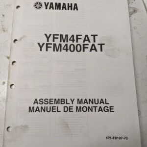 Yamaha Dealer Assembly Manual Atv 1P1-F8107-70 Yfm4Fat Yfm400Fat 2004 4 Wheeler