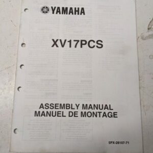 Yamaha Dealer Assembly Manual Motorcycle 5Px-28107-71 Xv17Pcs 2003