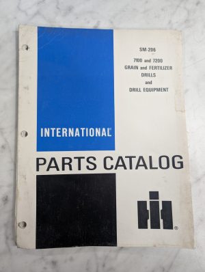 International Harvester Parts List Manual Catalog Sm-206 7100 7200 Grain Drill