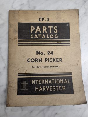 International Harvester Ih Parts List Book Manual Catalog #24 Cp-3 Corn Picker