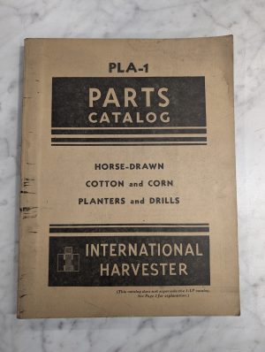 International Harvester Ih Parts List Manual Catalog Horse Drawn Planter Pla-1