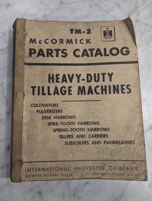 International Harvester Ih Parts List Manual Catalog Hd Tillage Machines Tm-2