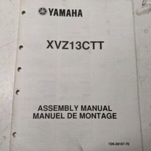 Yamaha Dealer Assembly Manual Motorcycle 1D6-28107-70 Xvz13Ctt 2004
