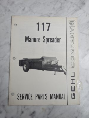 Gehl Service Repair Parts Manual Catalog Ms 117 Manure Spreaders 903787