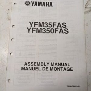 Yamaha Dealer Assembly Manual Atv 5Uh-F8107-70 Yfm35Fas Yfm350Fas 2003 4 Wheeler