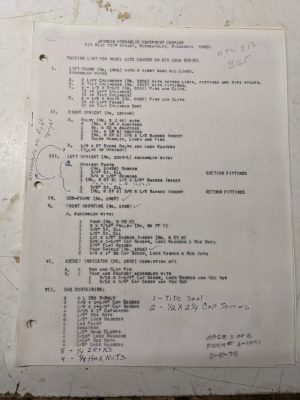 Johnson Work Horse 10Tc Loader Mtd 1200 Series Tractor Diagrams Parts List