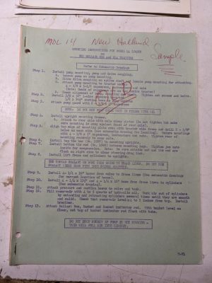 Johnson Work Horse 14 Loader New Holland S12 S14 Tractor Diagrams Parts List