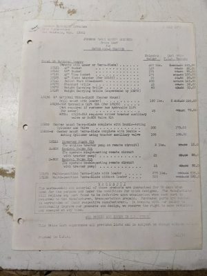 Johnson Work Horse Products & National 16 Loader For Satoh 650-G 1973 Price List