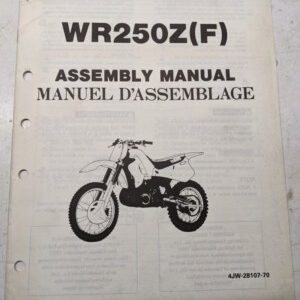 Yamaha Dealer Assembly Manual Motorcycle 4Jw-28107-70 Wr250Z(F) 1993