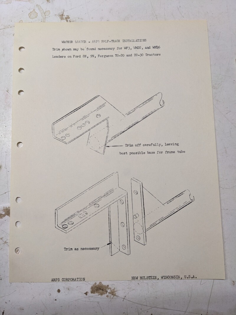 Wagner Loader & Arps Half Track Installation Compatibility Modification Ford