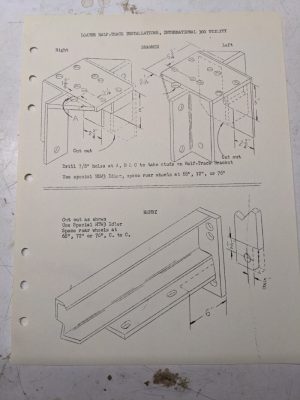 Loader & Arps Tractor Half Track Compatibility Modification International 300