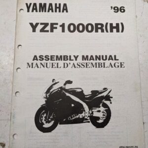 Yamaha Dealer Assembly Manual Motorcycle 4Sv-28107-70 Yzf1000R(H) 1996