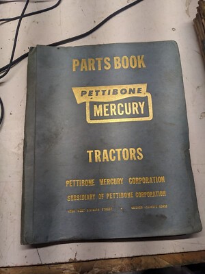 Pettibone Mercury Tractors Parts Book List P11-77C A742 1979 Fork Lift Manual