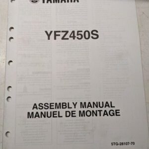 Yamaha Dealer Assembly Manual Motorcycle 5Tg-28107-71 Yfz450S 2003