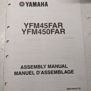 Yamaha Dealer Assembly Manual Motorcycle 5Nd-F8107-70 Yfm45Far Yfm450Far