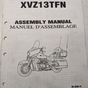 Yamaha Dealer Assembly Manual Motorcycle 4Xy-28107-72 Xvz13Tfn 2000