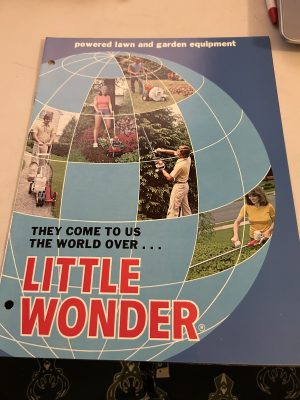 Little Wonder Lawn Equipment Sales Brochure Trimmers Blowers Edgers Cultivators