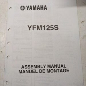 Yamaha Dealer Assembly Manual Motorcycle 1C5-28107-70 Yfm125S 2003