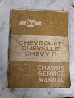 1965 Chevrolet Chevy Ii Chevelle Car Shop Chassis Service Manual St-56 Oem