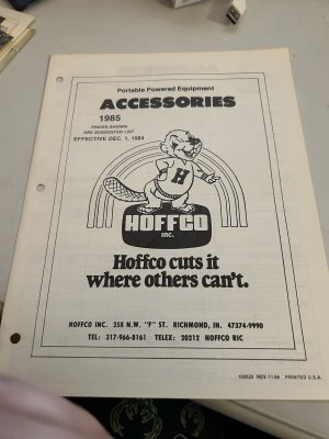 Hoffco Portable Power Equipment Sales Brochure 1985 Product Overview