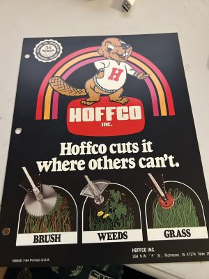 Hoffco Sales Brochure Trimmer Post Hole Drills Yard And Garden Farm