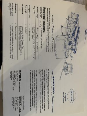 Spiro 1600 Automatic Hydraulic Drive Tube Spiral Tube Machinery