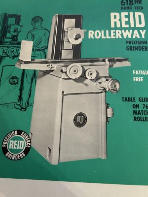 Reid Precison Surface Grinder 618-Hr Fatigue Free 76 Matched Rollers