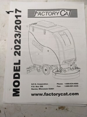 Factory Cat Operator Service Parts List Book Diagrams Model 2023 2017
