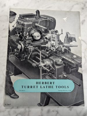 Herbert Turret Lathe Tools Catalogue Y1734 14Th Edition Sales Brochure