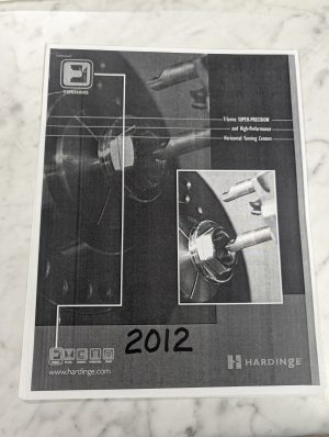 2012 Hardinge T-Series Super Precision Horizontal Turning Centers Sales Brochure