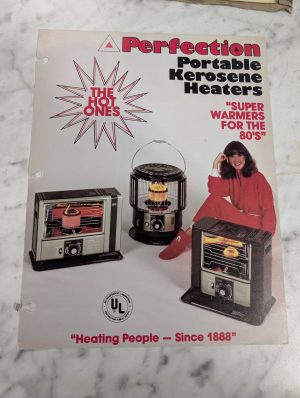 Perfection Portable Kerosene Heaters Super Warmers Sales Brochure