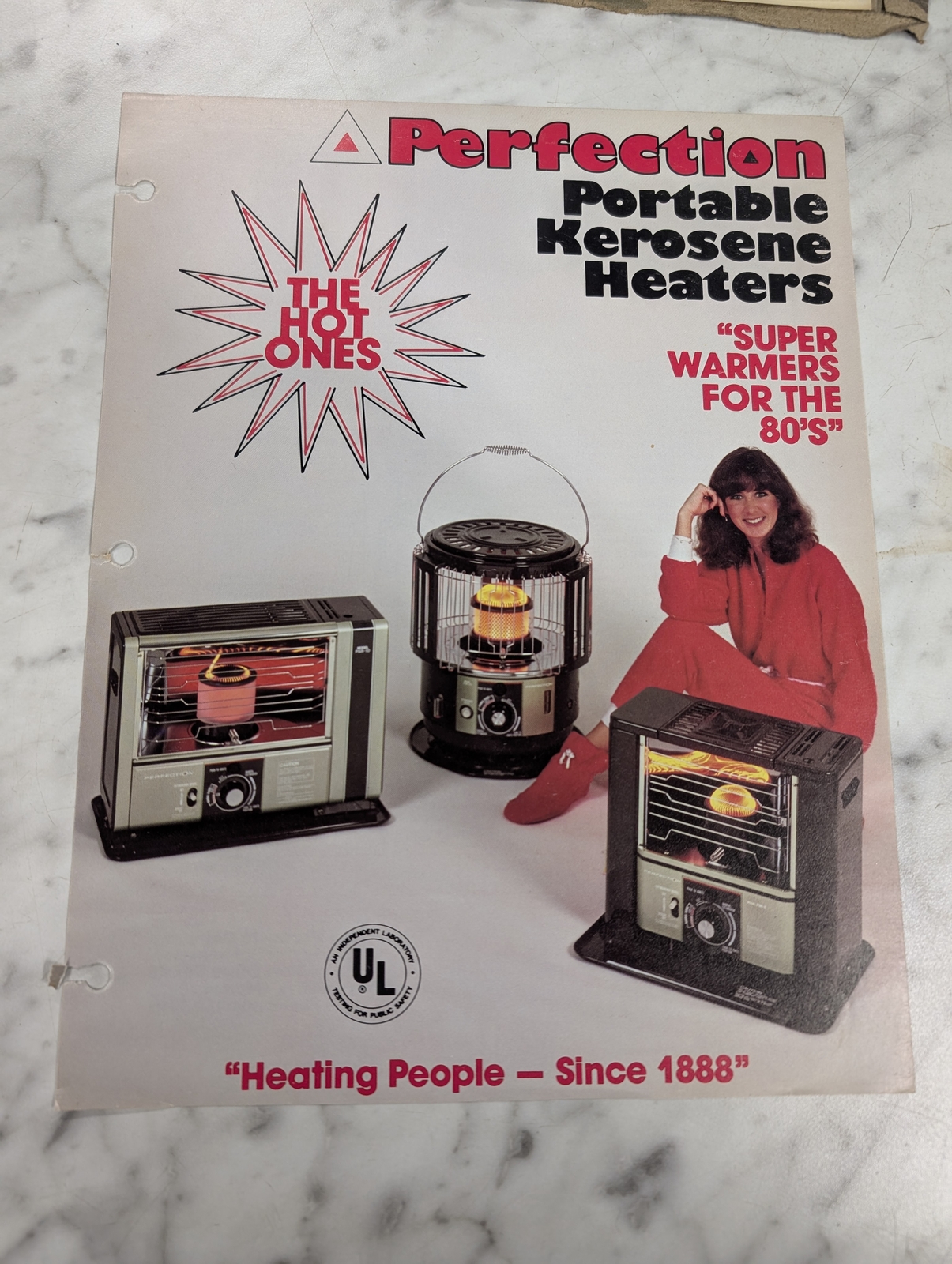 Perfection Portable Kerosene Heaters Super Warmers Sales Brochure