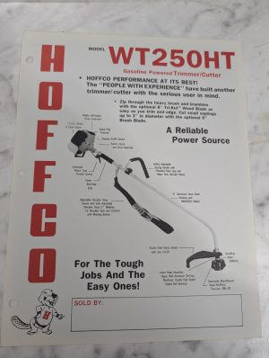 Easyrakehoffco Wt250Ht Gasoline Powered Grass Trimmer Sales Brochure