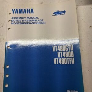 Yamaha Dealer Assembly Manual Snowmobile 8Bm-28107-J0 Vt480Gtu Vt480U Vt480Tfu