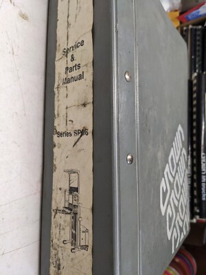 Crown Service Manual Parts List Book Sp 36 42 48 Sf-25 88 89 90 1993 Fork Truck