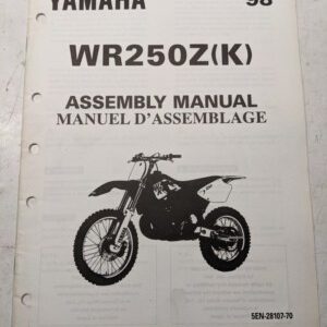 Yamaha Dealer Assembly Manual Motorcycle 5En-28107-70 Wr250Z(K) 1997