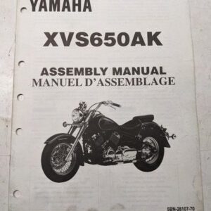 Yamaha Dealer Assembly Manual Motorcycle 5Bn-28107-70 Xvs650Ak 1997