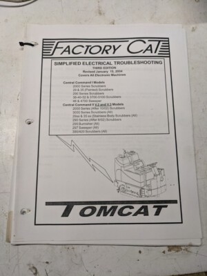 Factory Cat Simplified Electrical Troubleshooting 2004 All Models Manual