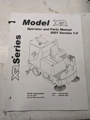 Factory Cat Operator Service Parts List Book Diagrams Model Xr 2007 1.0