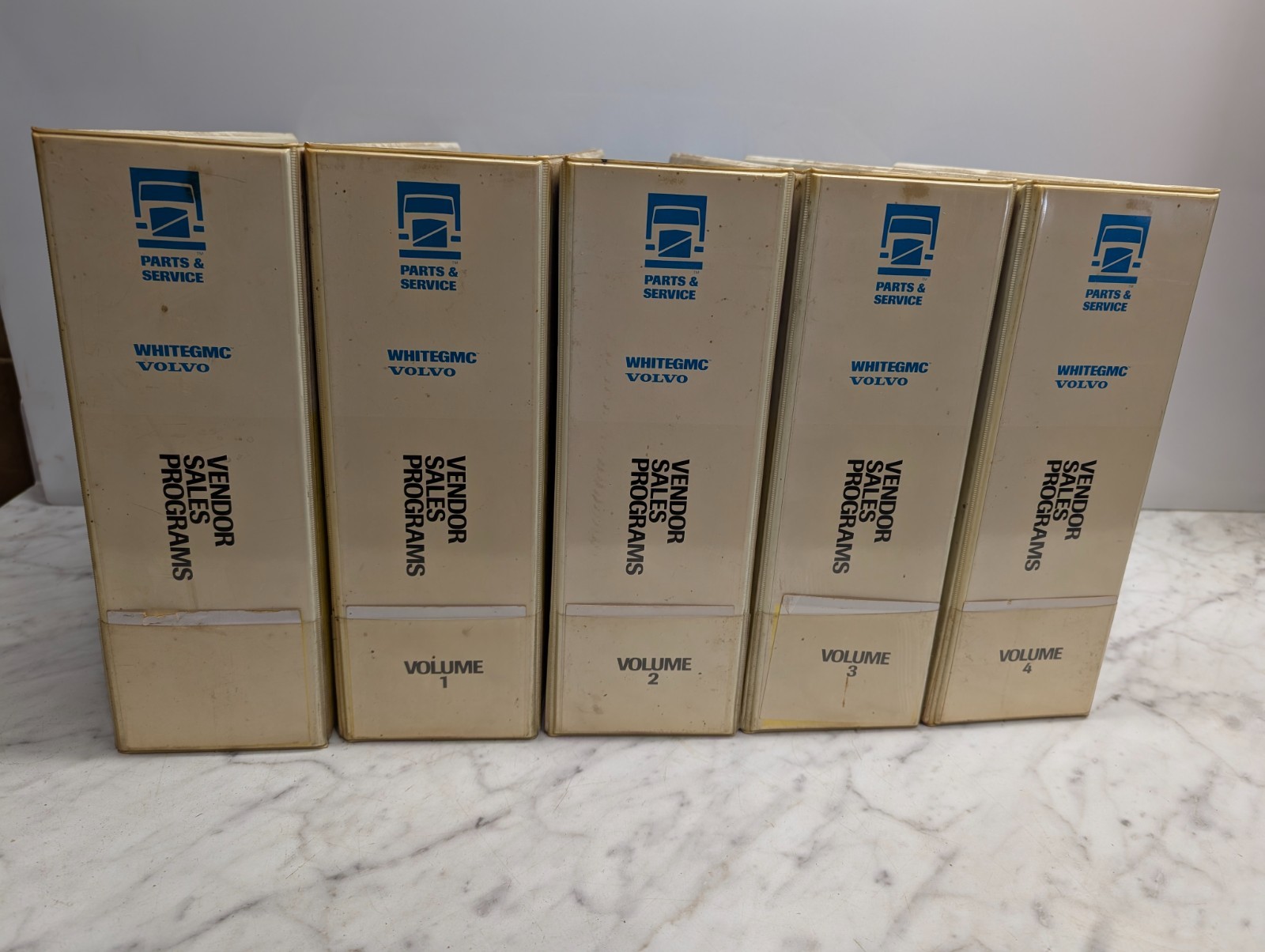 Volvo White Gmc Vender Tool Catalog Dealer Book Set Semi Trucks Sales Lot