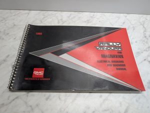 1993 Vandura Models Electrical Diagrams Diagnosis Manual X-9345 Magnavan Gmc