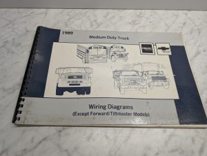 1989 Wiring Diagrams Medium Duty Trucks X-8941 Gmc Manual Shop Service Book