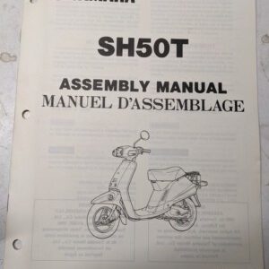 Yamaha Dealer Assembly Manual Scooter 2Fu-28107-70 Sh50T 1986